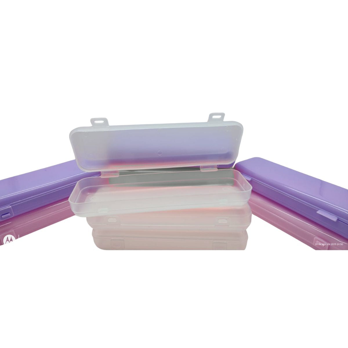 Kit Estojo Escolar Plásticos Lembrancinha Multiuso Colorido