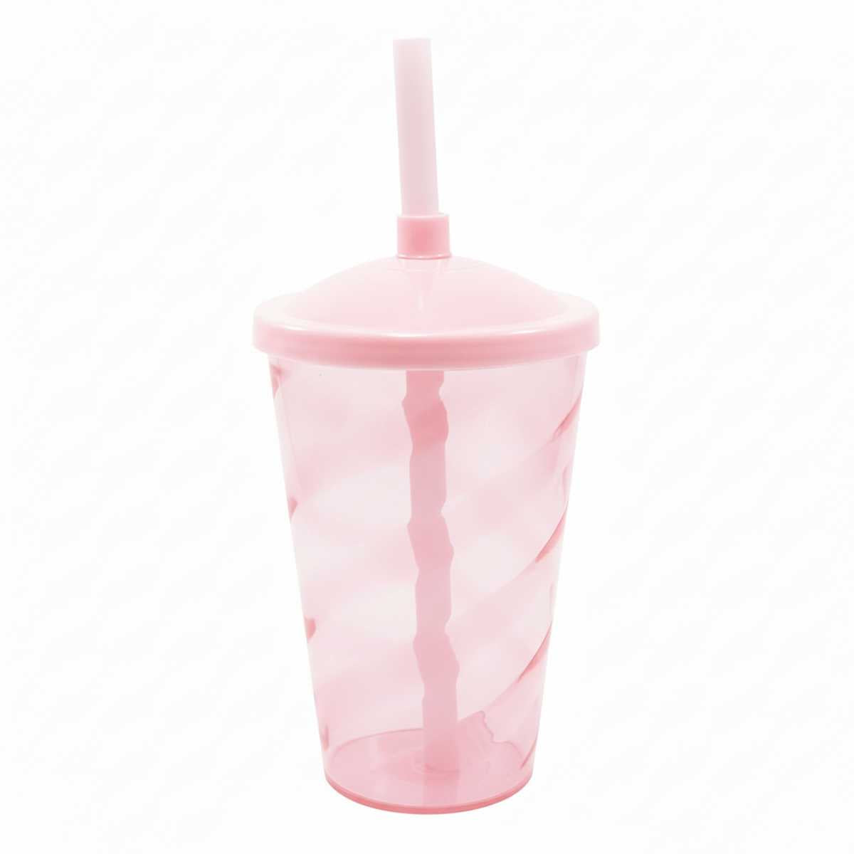 Copos Twister 400ml Com Tampa E Canudo