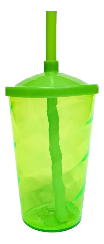 Copos Twister 400ml Com Tampa E Canudo