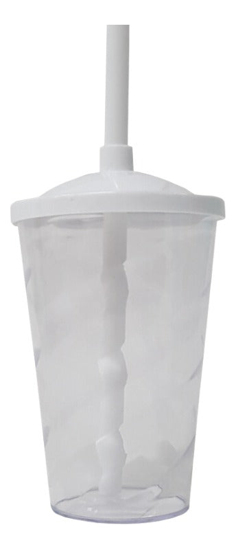 Copos Twister 400ml Com Tampa E Canudo