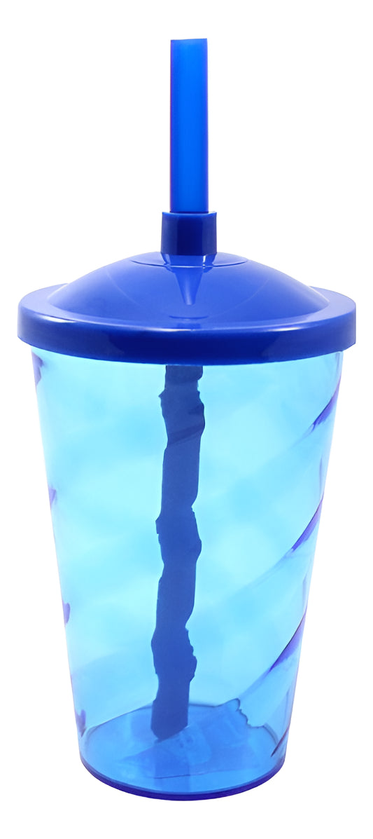 Copos Twister 400ml Com Tampa E Canudo