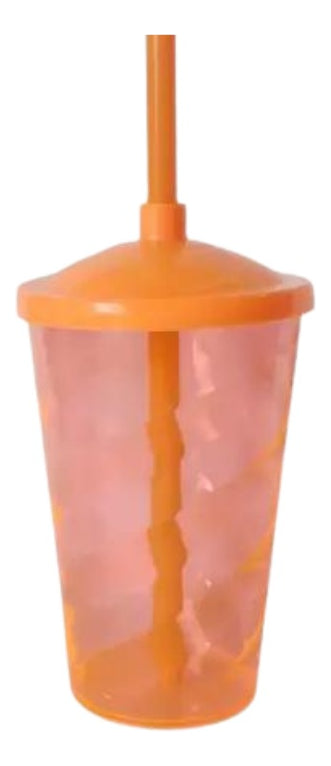 Copos Twister 400ml Com Tampa E Canudo