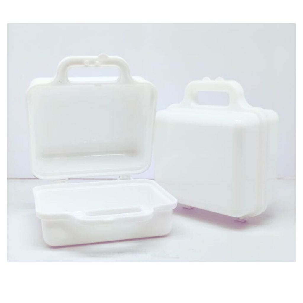 Kit 10 Maleta Plástica Grande Lembrancinha Festa Para Personalizar Maletinha Surpresa