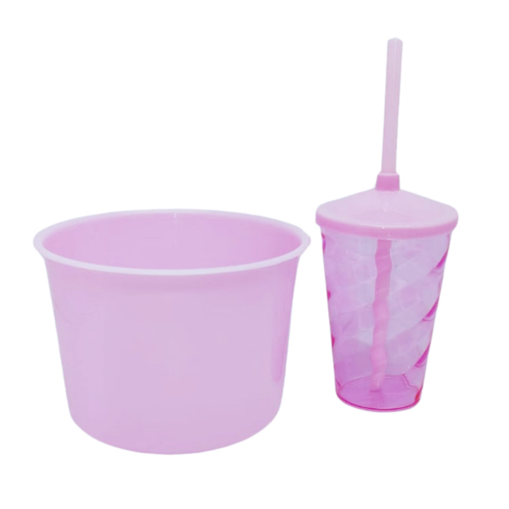 Kit Lembrança 20 Balde Pipoca 1,5 L+ 20 Copo Twister 400 ML