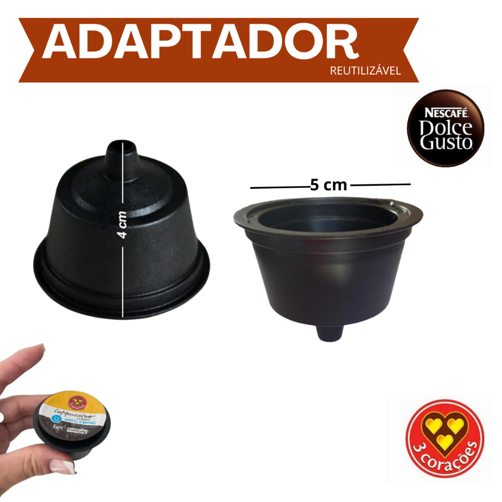KIT Capsula Reutilizável Dolce Gusto Copo Filtro Da Cápsula Café Nescafe Recarregáveis