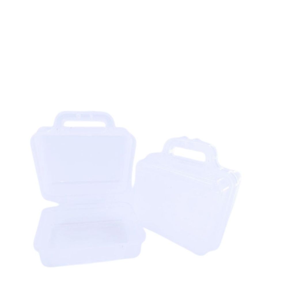 Kit 10 Maleta Plástica Grande Lembrancinha Festa Para Personalizar Maletinha Surpresa