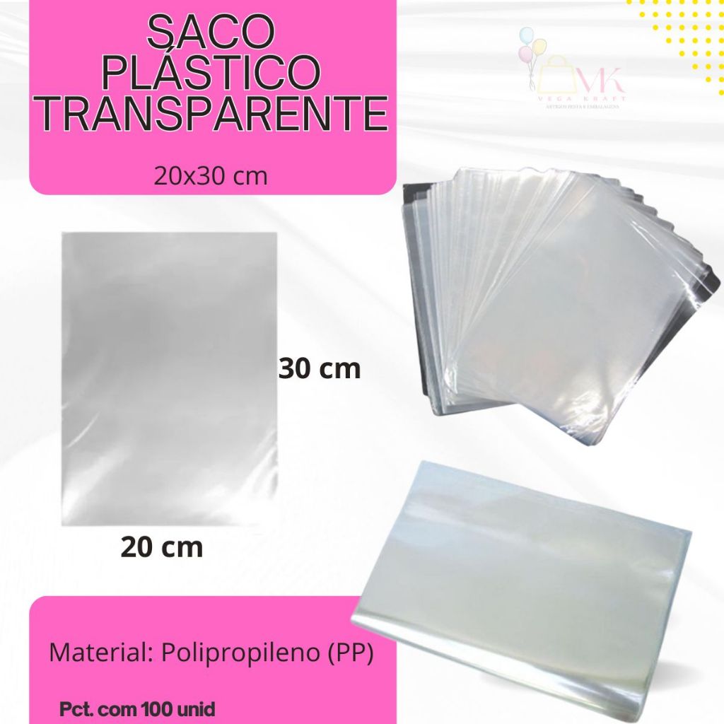 Saco Transparentes 20x30 Copo Twister Copo Long Drink Doces Resistente Tipo Celofane