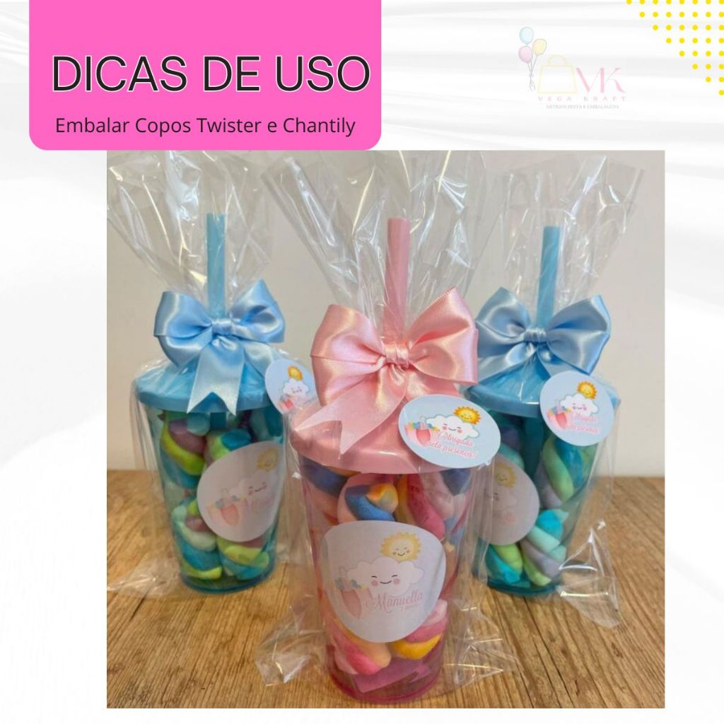 Saco Transparentes 20x30 Copo Twister Copo Long Drink Doces Resistente Tipo Celofane