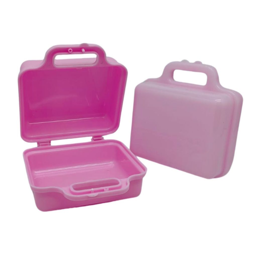 Kit 10 Maleta Plástica Grande Lembrancinha Festa Para Personalizar Maletinha Surpresa