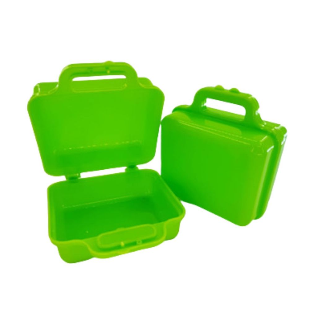 Kit 10 Maleta Plástica Grande Lembrancinha Festa Para Personalizar Maletinha Surpresa