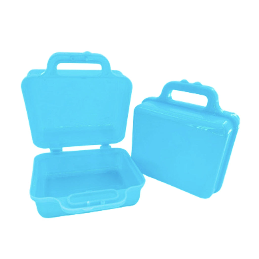 Kit 10 Maleta Plástica Grande Lembrancinha Festa Para Personalizar Maletinha Surpresa
