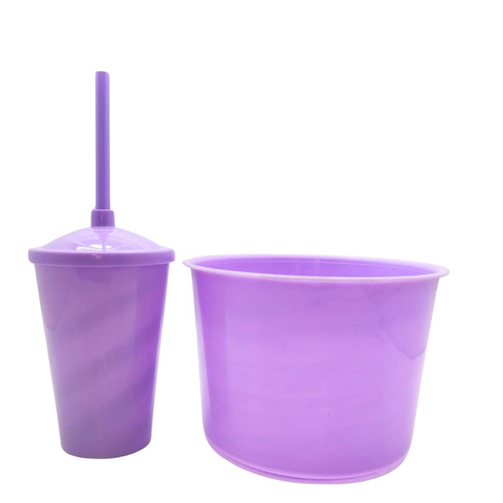 Kit Lembrança 20 Balde Pipoca 1,5 L+ 20 Copo Twister 400 ML