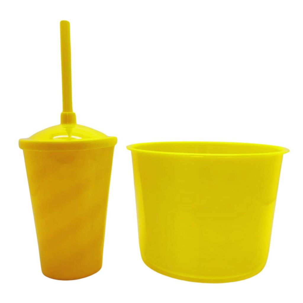 Kit Lembrança 20 Balde Pipoca 1,5 L+ 20 Copo Twister 400 ML