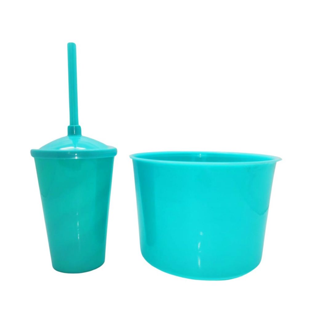 Kit Lembrança 20 Balde Pipoca 1,5 L+ 20 Copo Twister 400 ML