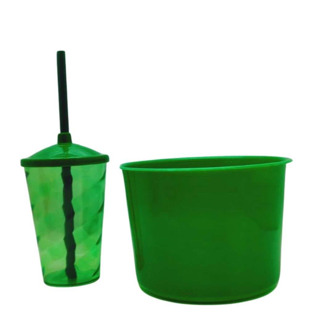 Kit Lembrança 20 Balde Pipoca 1,5 L+ 20 Copo Twister 400 ML