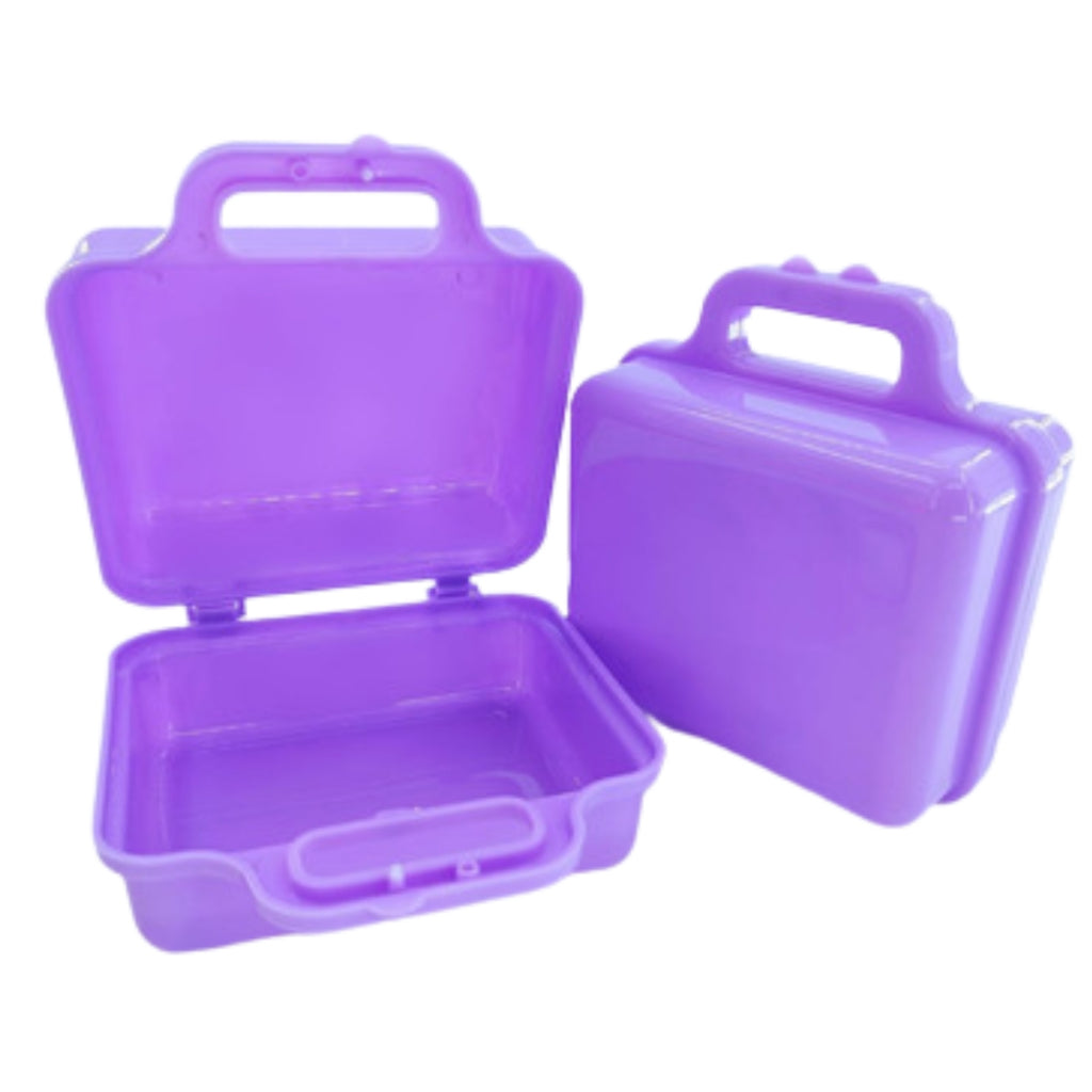 Kit 10 Maleta Plástica Grande Lembrancinha Festa Para Personalizar Maletinha Surpresa