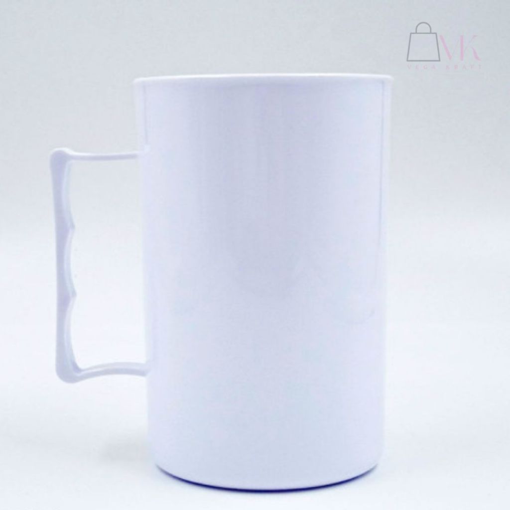 Kit 10 Caneca de Chopp 500 Ml Acrílica Para Personalizar Lembrancinha Para Transfer