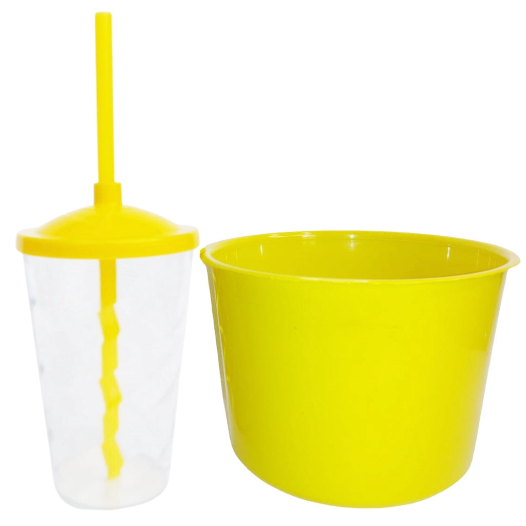 Kit Lembrança 20 Balde Pipoca 1,5 L+ 20 Copo Twister 400 ML
