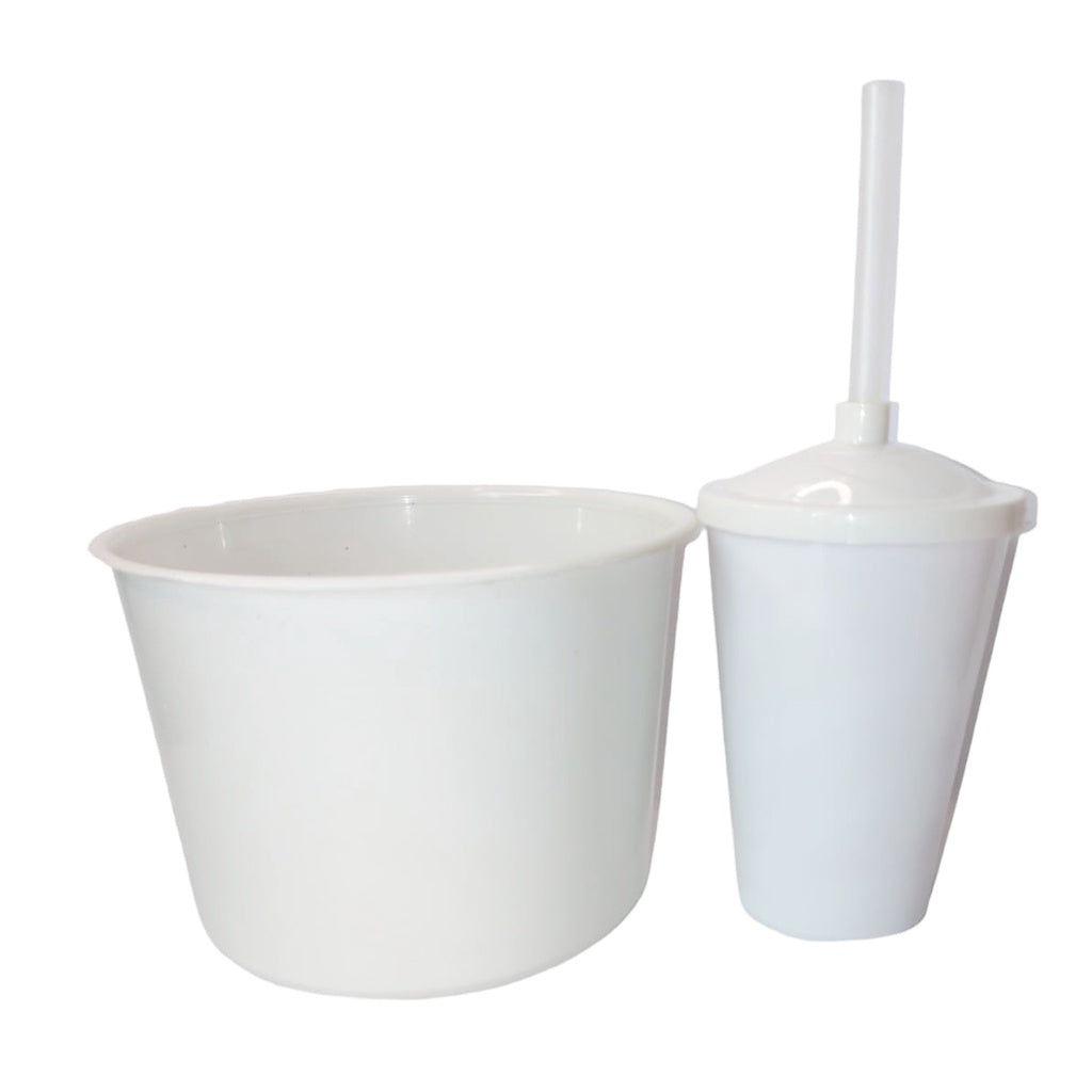 Kit Lembrança 20 Balde Pipoca 1,5 L+ 20 Copo Twister 400 ML