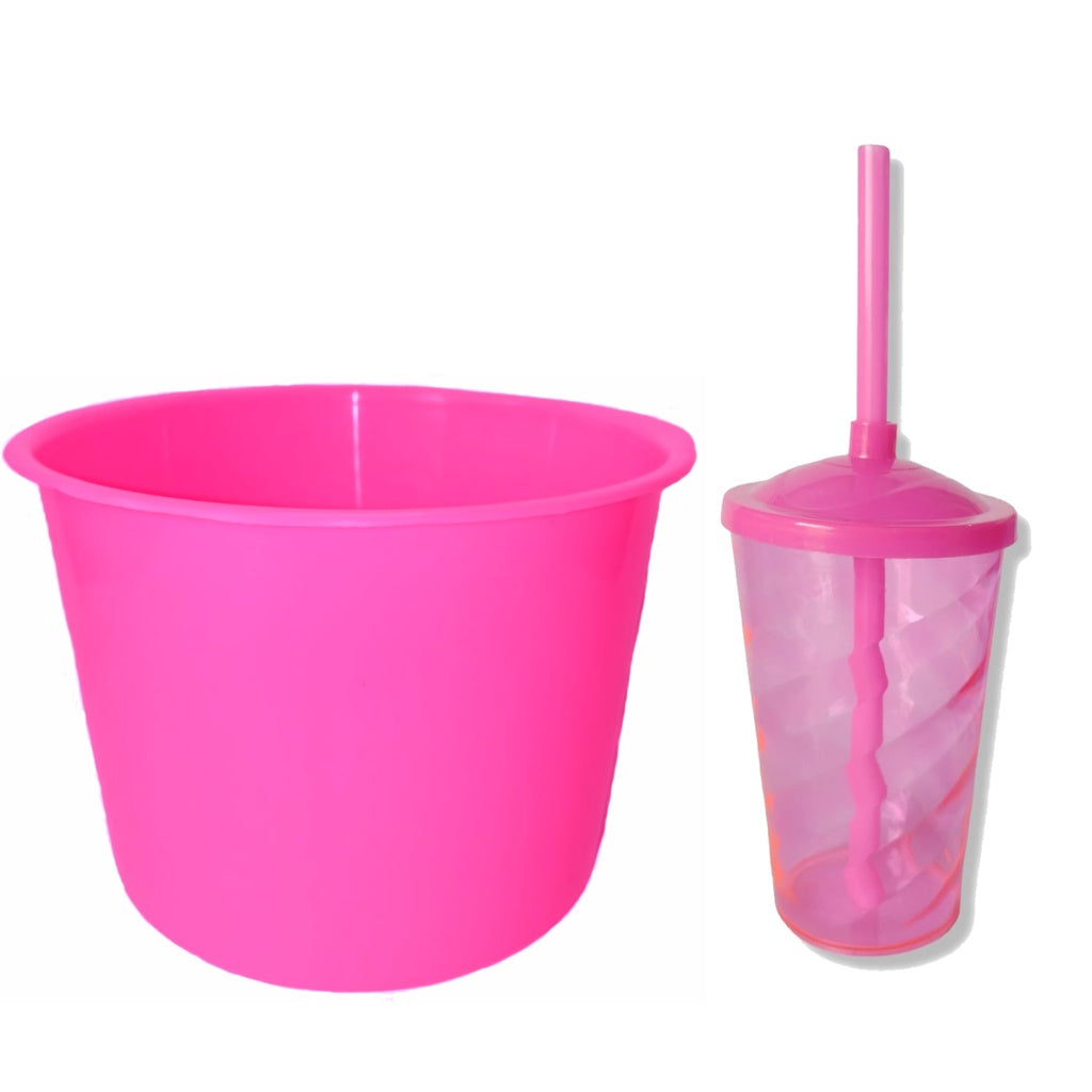Kit Lembrança 20 Balde Pipoca 1,5 L+ 20 Copo Twister 400 ML