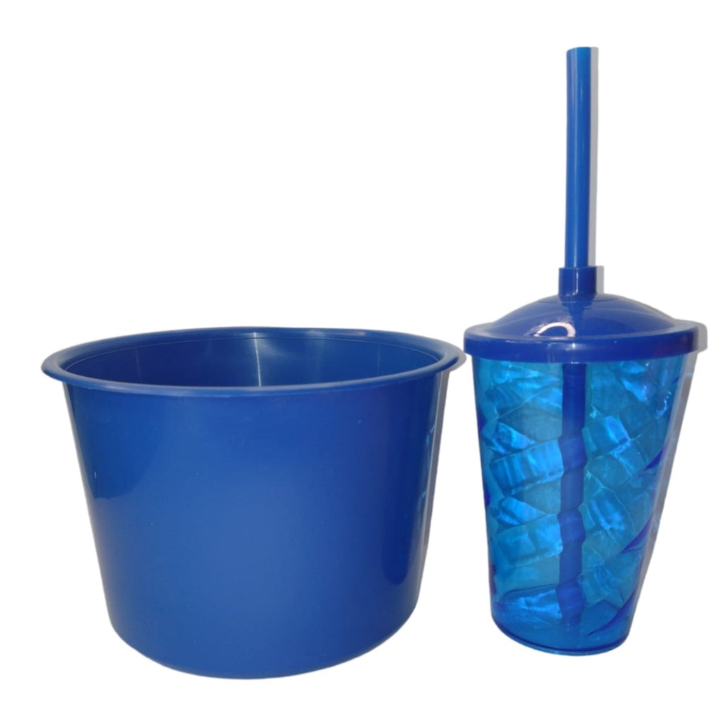 Kit Lembrança 20 Balde Pipoca 1,5 L+ 20 Copo Twister 400 ML