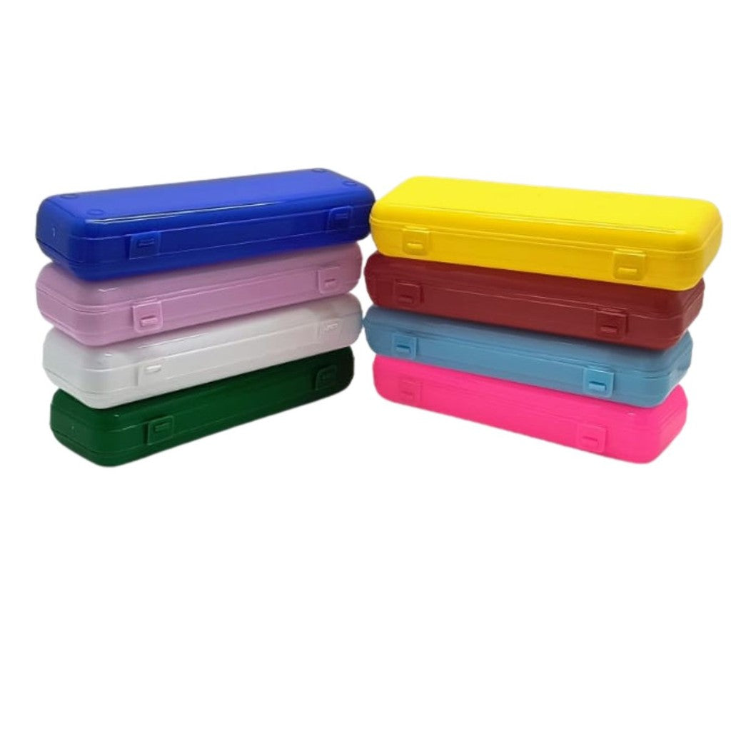Kit Estojo Escolar Plásticos Lembrancinha Multiuso Colorido