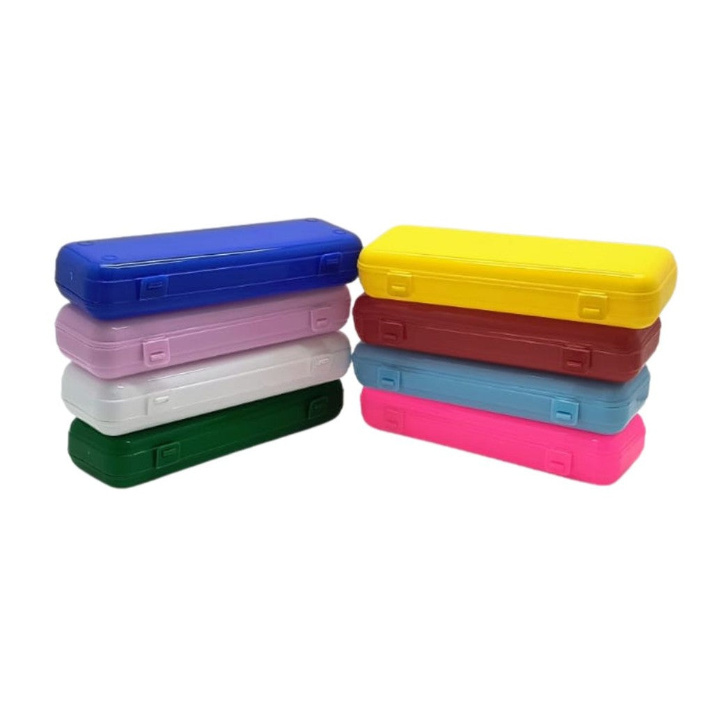 Kit Estojo Escolar Plásticos Lembrancinha Multiuso Colorido